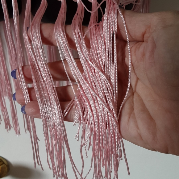 TiniBikini Tropical Print Pink Fringe Wrap/Cover Up NWT - Picture 6 of 9